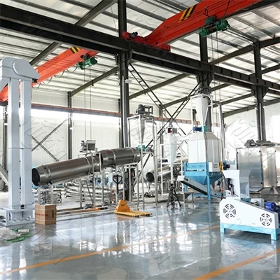 fish feed processing line